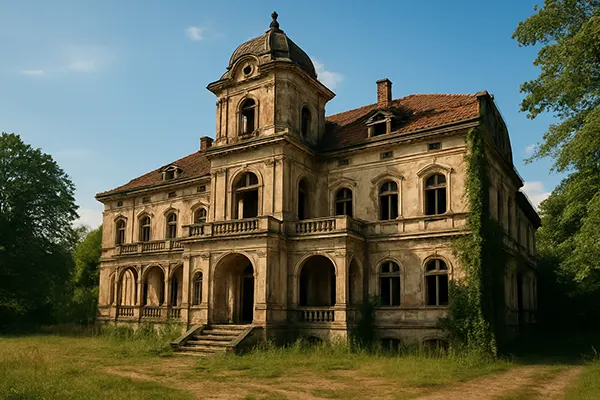 Verfallene Industriehalle
